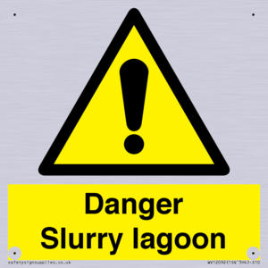 Danger Slurry lagoon